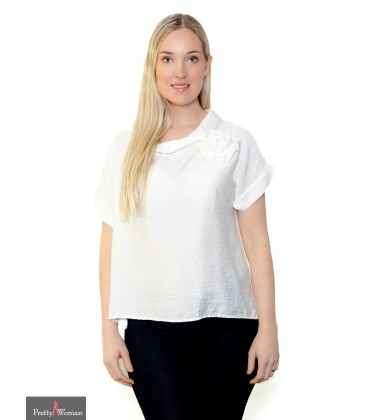 1067kunstlillega topp-valge