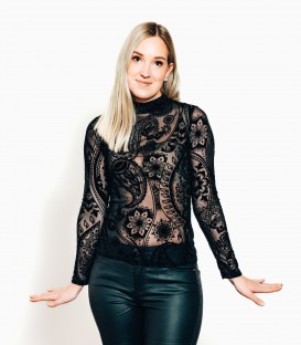 1854 Topp sametmustriga-must