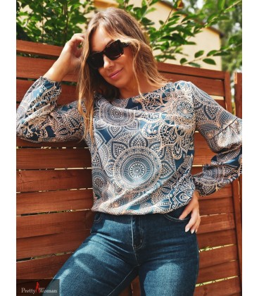 1195Topp- sinine ornament